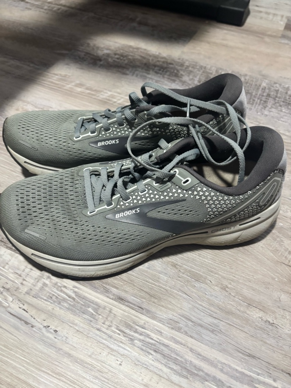 Brooks Men's Running Shoes - Olive Gray